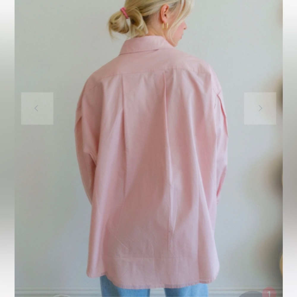 Things Between Aspen Oversized Button Down Top In… - image 3